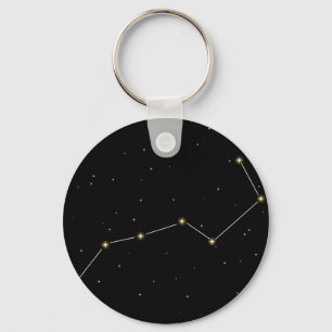 北斗七星の星の星座のグラフィック キーホルダー