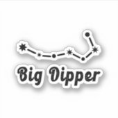 北斗七星専攻の座 シール (正面)