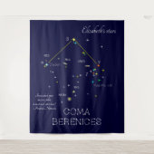 北斗七星 髪飾り ベレニケ座 タペストリー (正面)