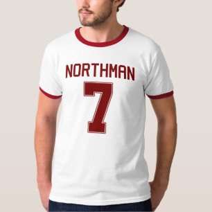 北方の人#7のフットボールのジャージーのTシャツ Tシャツ