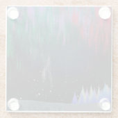 北方灯コンテンポラリー景 ガラスコースター (裏面)