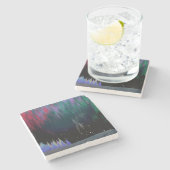 北方灯コンテンポラリー景 ストーンコースター (横)