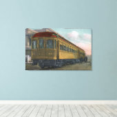 北方電車の眺め キャンバスプリント (インサイチュ (ウッドフロア))