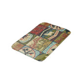 北方領土の冒険：象徴的パッチワーク バスマット (アングル)