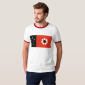 北方領土の旗のTシャツ Tシャツ (正面フル)