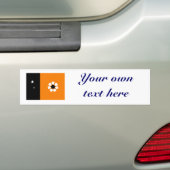 北方領土の旗 バンパーステッカー (車上)