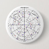 北星天文図 缶バッジ (正面)