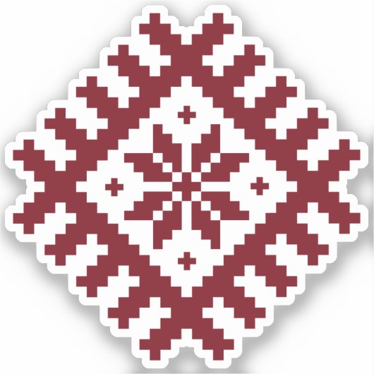 北星 シール (正面)