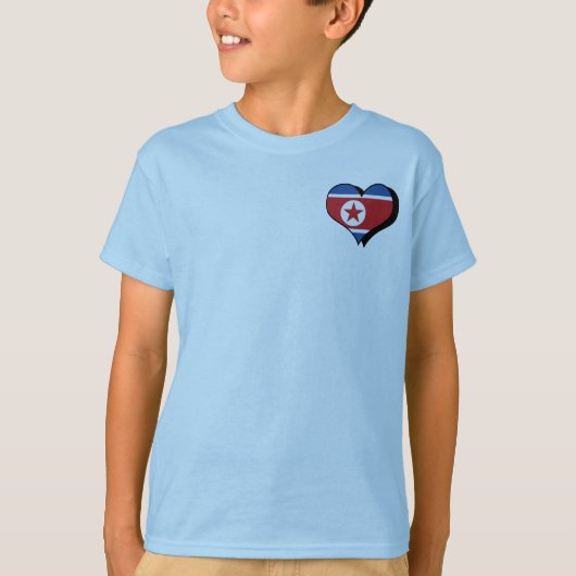 北朝鮮が好きな人へ Tシャツ (正面)