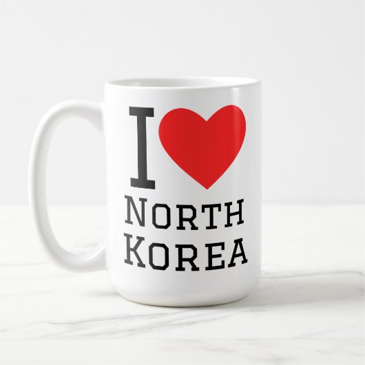 北朝鮮が好き コーヒーマグカップ (左)