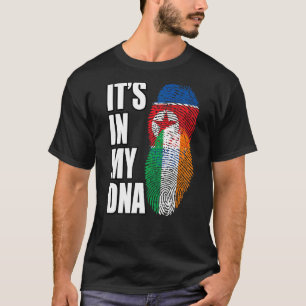 北朝鮮とアイルランドのミックスDNA伝統国旗 Tシャツ