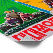 北朝鮮のプロパガンダポスター – Corny Tractor ポスター (角)