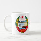 北朝鮮のマグの金の王室 コーヒーマグカップ (左)