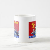 北朝鮮の共産党ポスター コーヒーマグカップ (中央)