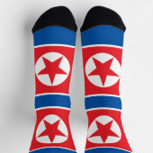 北朝鮮の国旗 ソックス (上部)