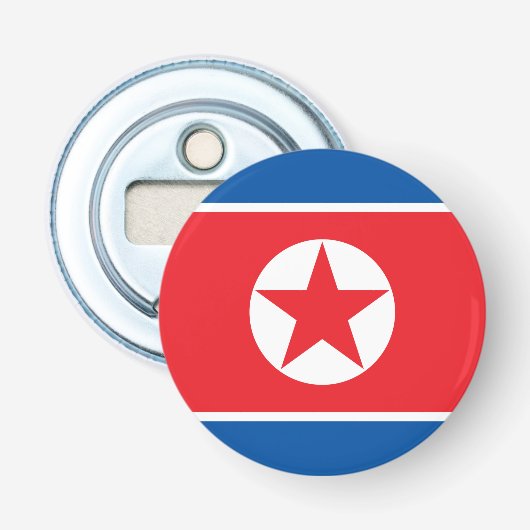 北朝鮮の国旗 栓抜き (正面)