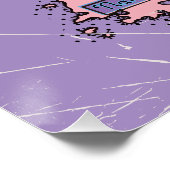 北朝鮮の地図 ポスター (コーナー)