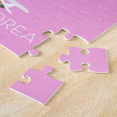 北朝鮮の旅行地図 ジグソーパズル (側面)