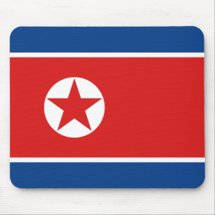 北朝鮮の旗のマウスパッド マウスパッド
