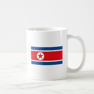 北朝鮮の旗のマグ コーヒーマグカップ