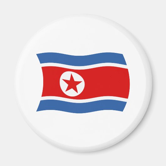 北朝鮮の旗マグネット マグネット (正面)