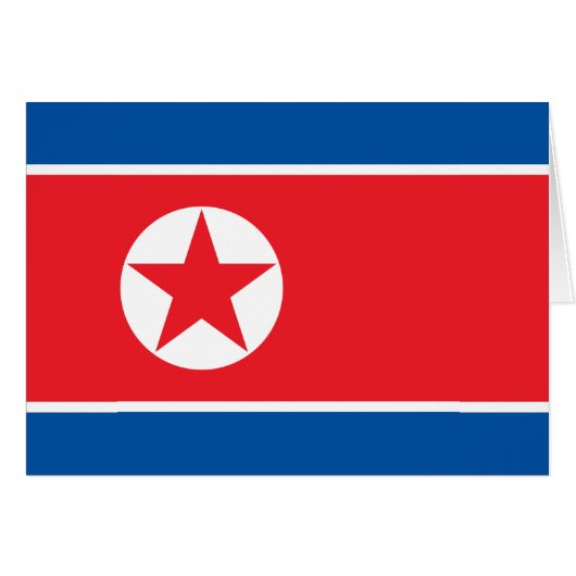 北朝鮮の旗 (正面横)