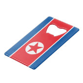 北朝鮮の旗 キーチェーン ボトルオープナー (正面アングル)