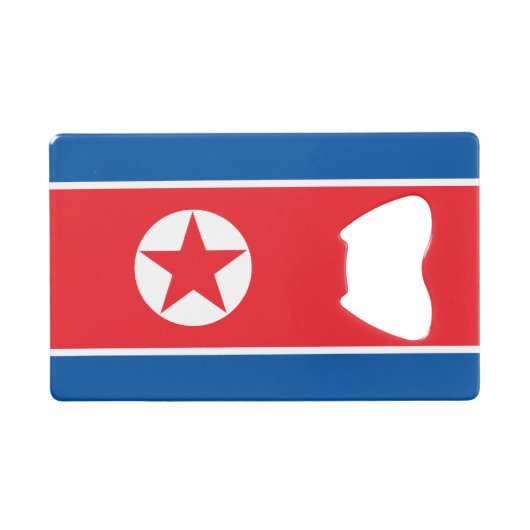 北朝鮮の旗 キーチェーン ボトルオープナー (正面(横))