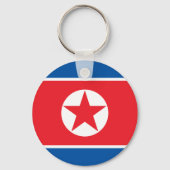 北朝鮮の旗 キーホルダー (裏面)