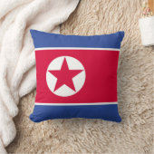 北朝鮮の旗 クッション (ブランケット)