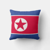 北朝鮮の旗 クッション (裏面)