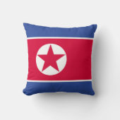 北朝鮮の旗 クッション (正面)