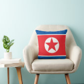 北朝鮮の旗 クッション (椅子)