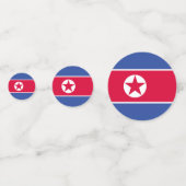 北朝鮮の旗 コンフェッティ (裏面)