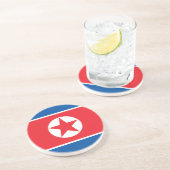 北朝鮮の旗 コースター (側面)