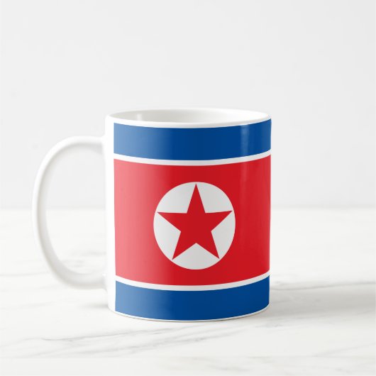 北朝鮮の旗 コーヒーマグカップ (左)