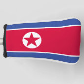 北朝鮮の旗 ゴルフヘッドカバー (正面)