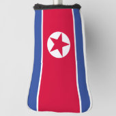 北朝鮮の旗 ゴルフヘッドカバー (回転90)