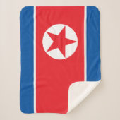 北朝鮮の旗 シェルパブランケット (正面)