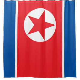 北朝鮮の旗 シャワーカーテン