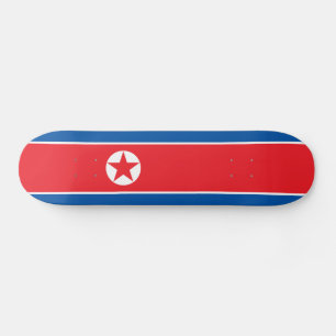北朝鮮の旗 スケートボード