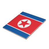 北朝鮮の旗 タイル (側面)
