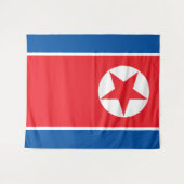 北朝鮮の旗 タペストリー (正面(横))