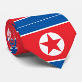 北朝鮮の旗 ネクタイ (ロール)
