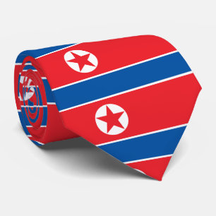 北朝鮮の旗 ネクタイ