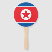 北朝鮮の旗 ハンドファン (裏面)