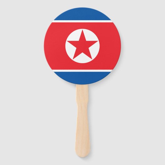 北朝鮮の旗 ハンドファン (正面)