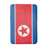北朝鮮の旗 バスマット (正面縦)