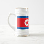 北朝鮮の旗 ビールジョッキ (左)