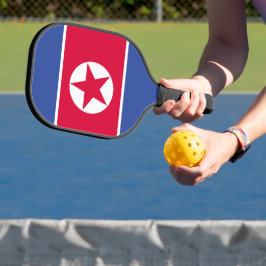 北朝鮮の旗 ピックルボールラケット
